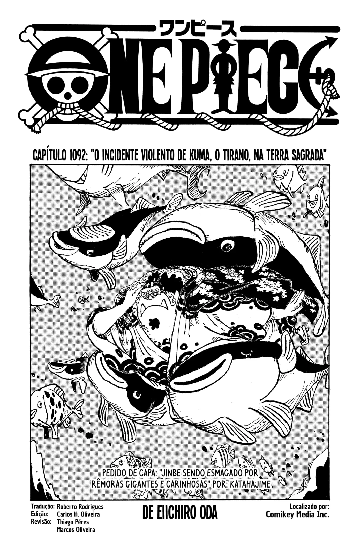 Saiu os Spoilers do Capítulo 1092 do mangá 😱😱 #onepiecemanga#onepiec